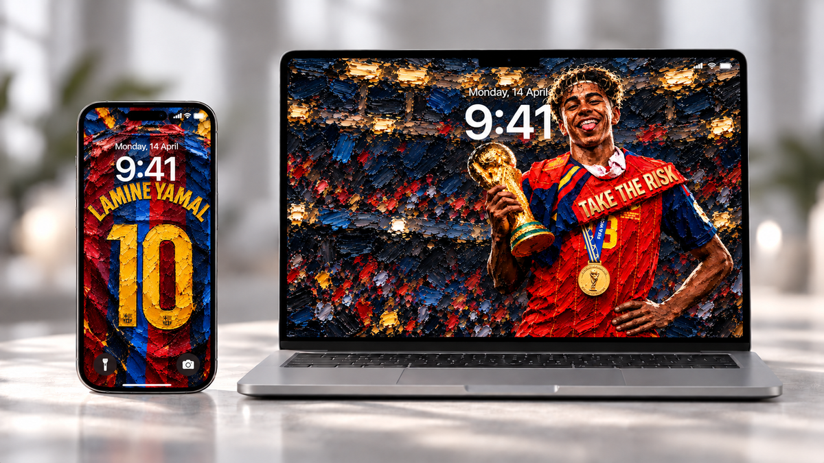 10+lamine yamal  wallpapers - 4k HD - phone & desktop - instant delivery