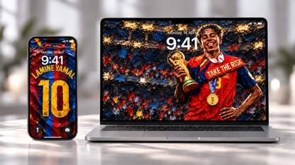 10+lamine yamal  wallpapers - 4k HD - phone & desktop - instant delivery